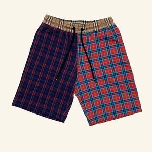 New Burberry Checked Shorts Size Medium